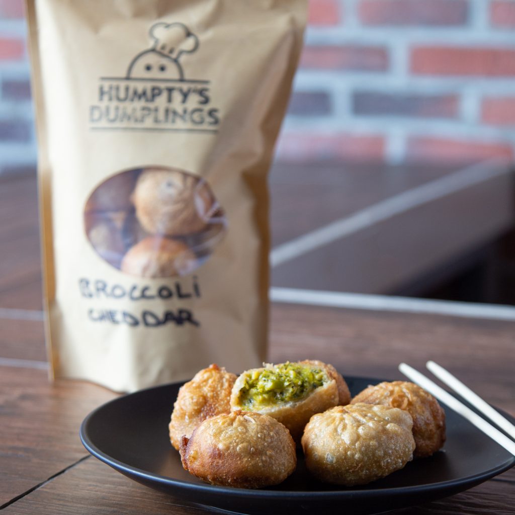 Broccoli & Cheddar Dumplings Humptys Dumplings